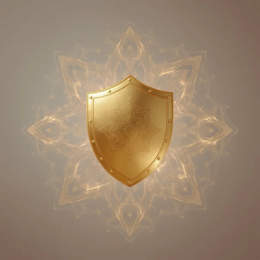 Aura protegida por luz dorada tras el Ritual Contra Envidias y Malas Energías, energía limpia y equilibrada.