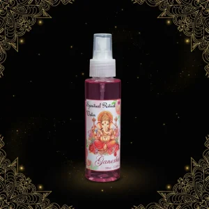 Imagen de Agua de Ganesha – spray ambiental abre caminos y prosperidad, estilo esotérico profesional.