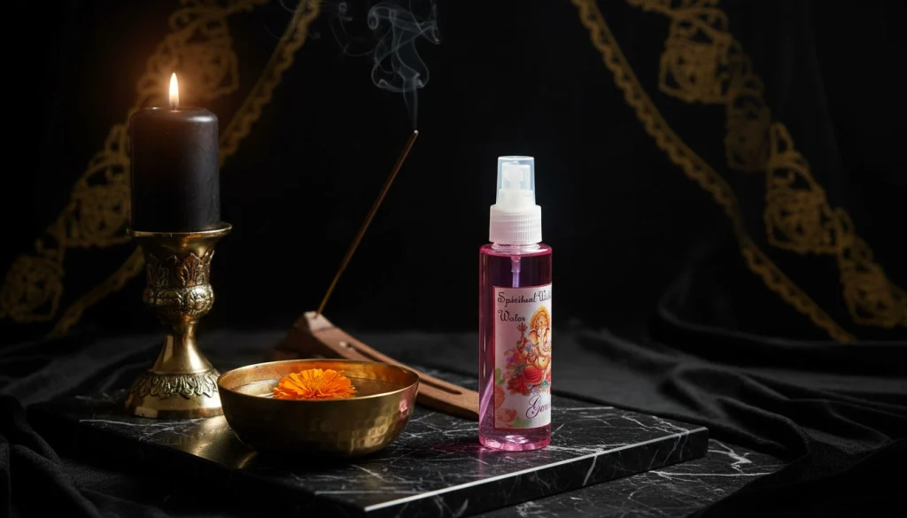 Imagen de Agua de Ganesha – ritual de nuevos comienzos y claridad en el hogar, estilo esotérico profesional.